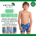 ANTILLAS BOXER INFANTIL ESTAMPADO ELASTICO EMBUTIDO